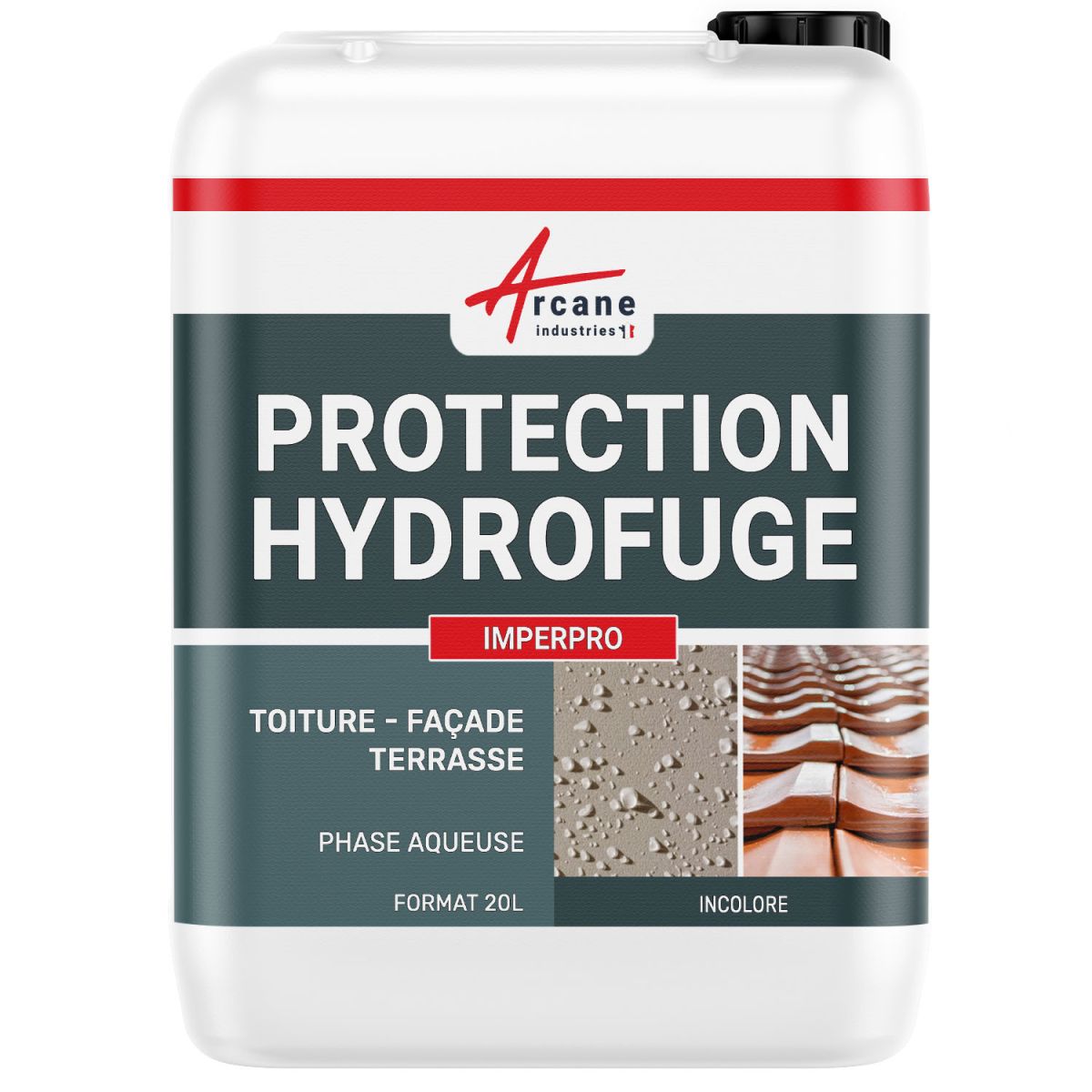 Hydrofuge oléofuge, imperméabilisant et anti tâches murs, terrasses, toitures et façades: IMPERPRO
